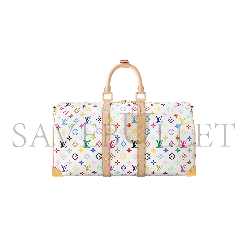 LOUIS VUITTON MURAKAMI LV X TM KEEPALL BANDOULIÈRE 45 M13742 (45*27*20cm)